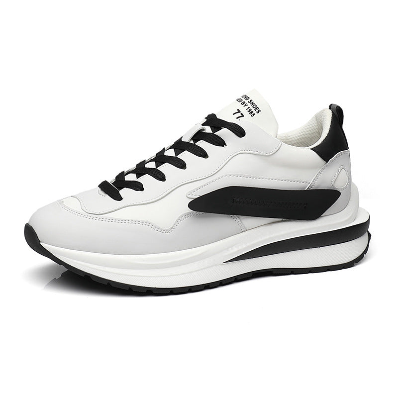 Full Cowhide Material Sports Casual Shoes Breathable Sports Shoes Men's Mesh Shoes